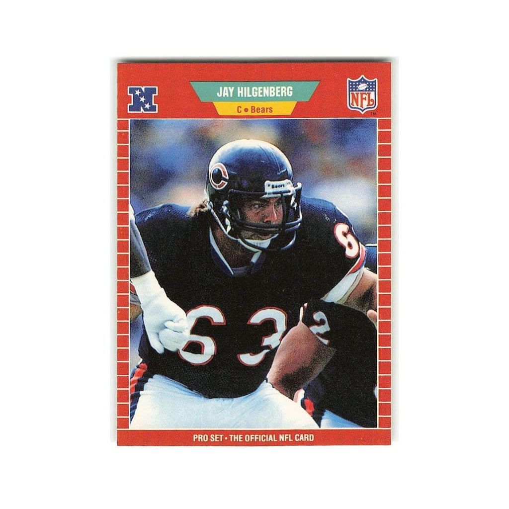 Jay Hilgenberg 1989 Pro Set #42 Chicago Bears Football Card NM