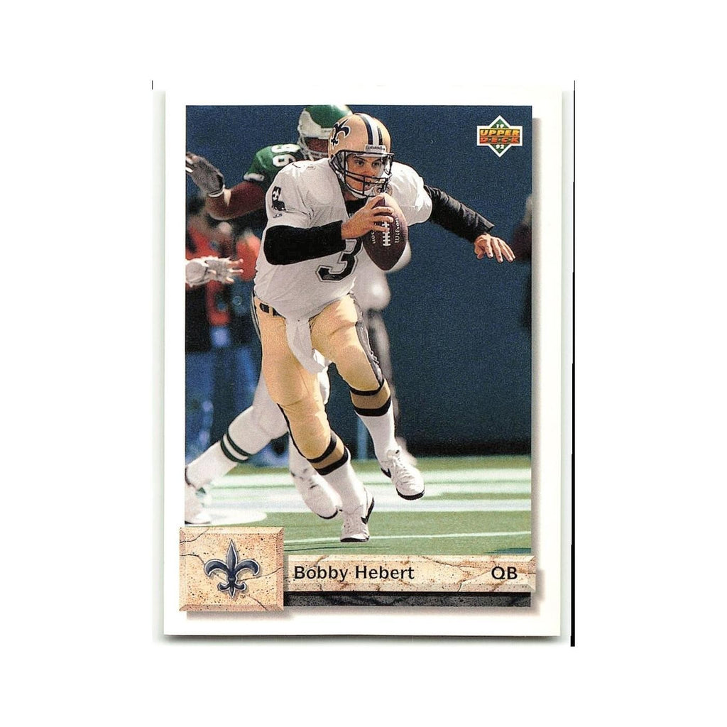 Bobby Hebert 1992 Upper Deck #275 New Orleans Saints Football Card NM
