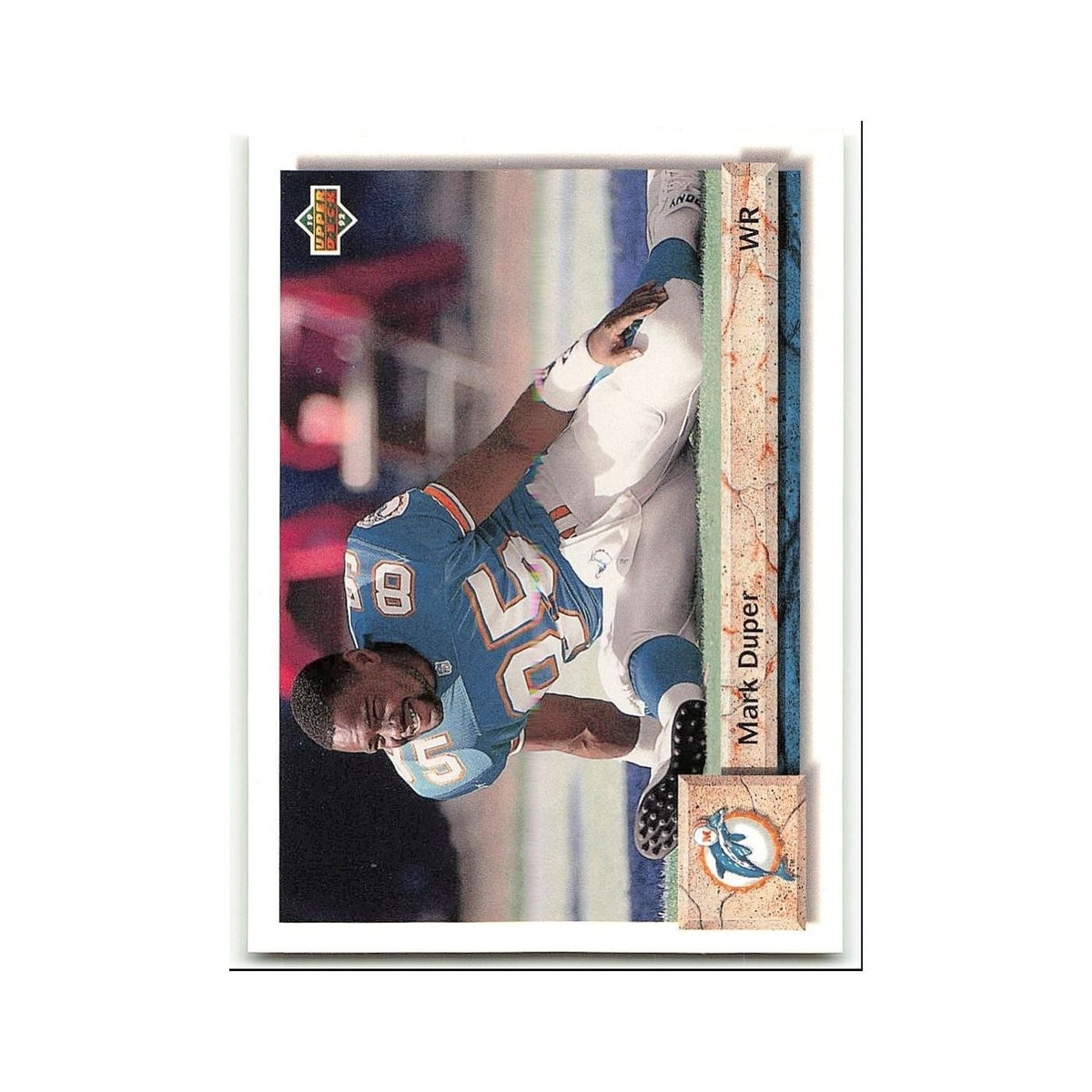 Mark Duper 1992 Upper Deck #318 Miami Dolphins Football Card NM