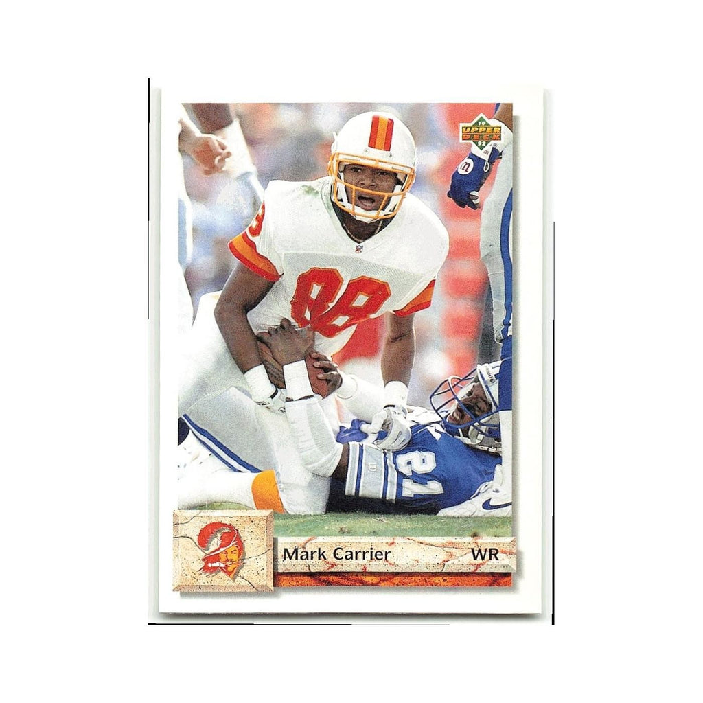 Mark Carrier 1992 Upper Deck #130 Tampa Bay Buccaneers Football Card NM