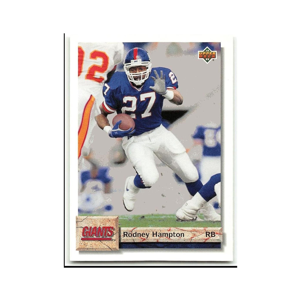 Rodney Hampton 1992 Upper Deck #172 New York Giants Football Card NM