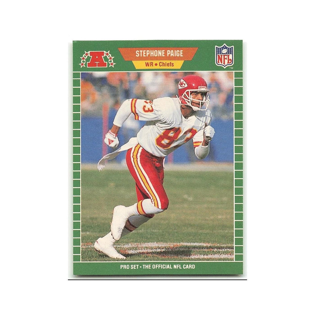 Stephone Paige 1989 Pro Set #177 Kansas City Chiefs Football Card NM