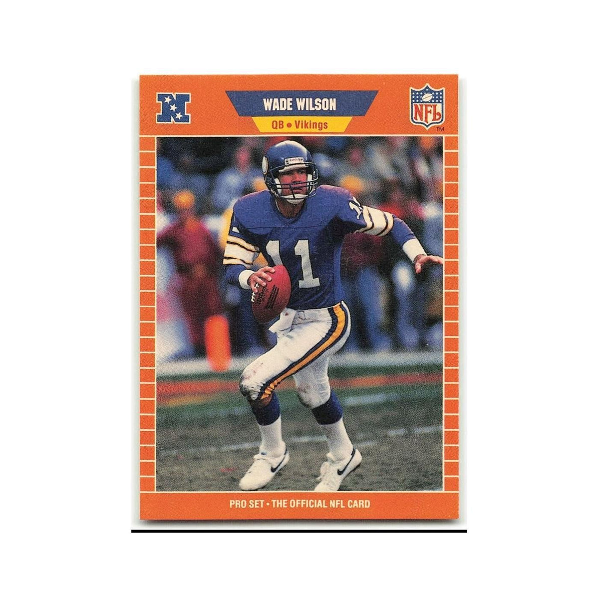 Wade Wilson 1989 Pro Set #241 Minnesota Vikings Football Card NM