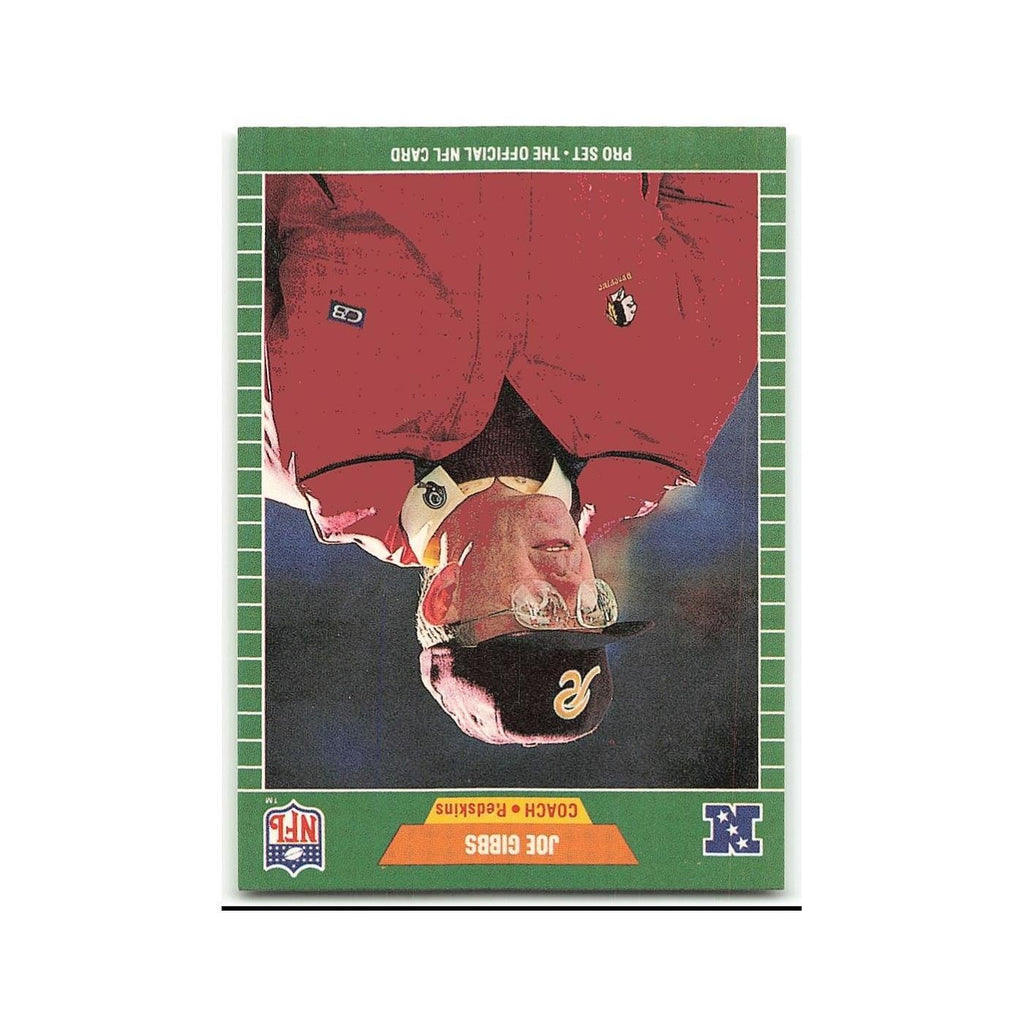 Joe Gibbs 1989 Pro Set #440 Washington Redskins Football Card NM