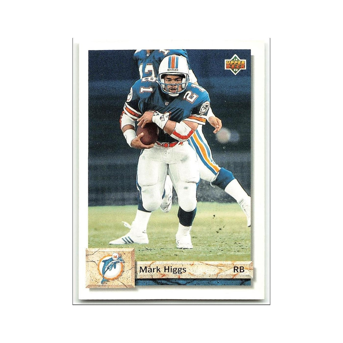 Mark Higgs 1992 Upper Deck #113 Miami Dolphins Football Card NM