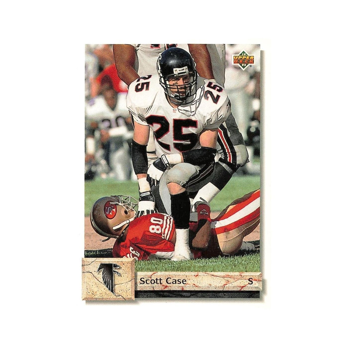 Scott Case 1992 Upper Deck #233 Atlanta Falcons Football Card NM