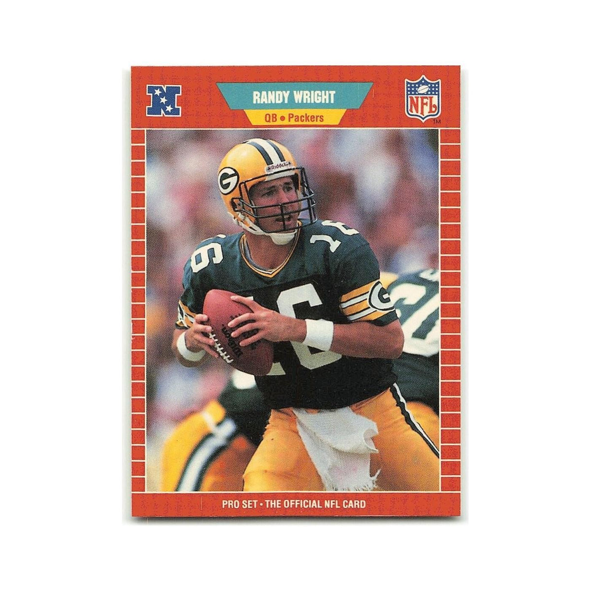 Randy Wright 1989 Pro Set #138 Green Bay Packers Football Card NM