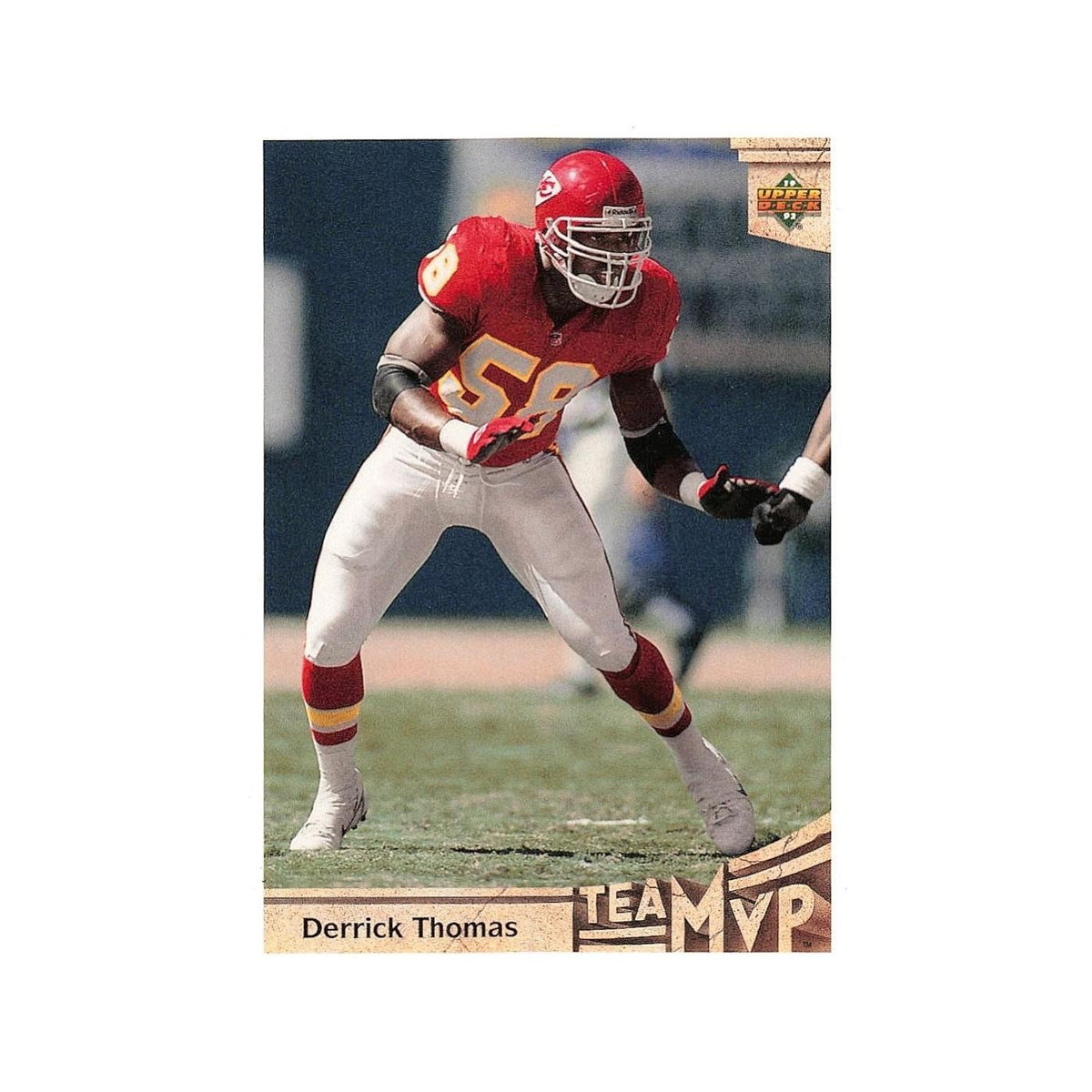 Derrick Thomas 1992 Upper Deck #359 Kansas City Chiefs Football Card NM