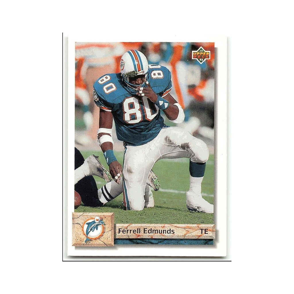 Ferrell Edmunds 1992 Upper Deck #137 Miami Dolphins Football Card NM