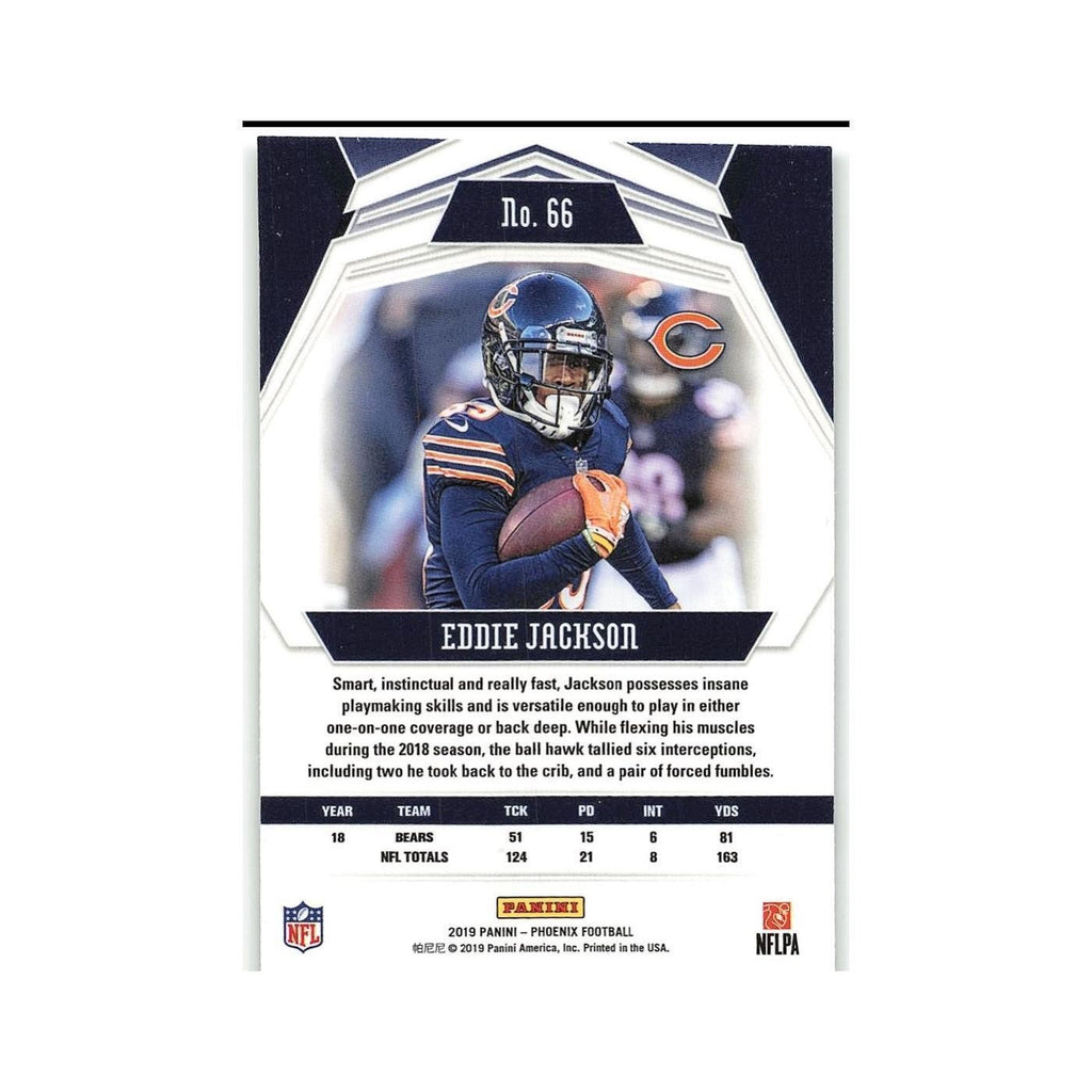 Eddie Jackson 2019 Panini Phoenix #66 Chicago Bears Football Card NM
