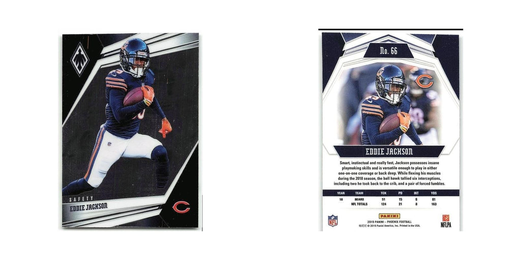 Eddie Jackson 2019 Panini Phoenix #66 Chicago Bears Football Card NM