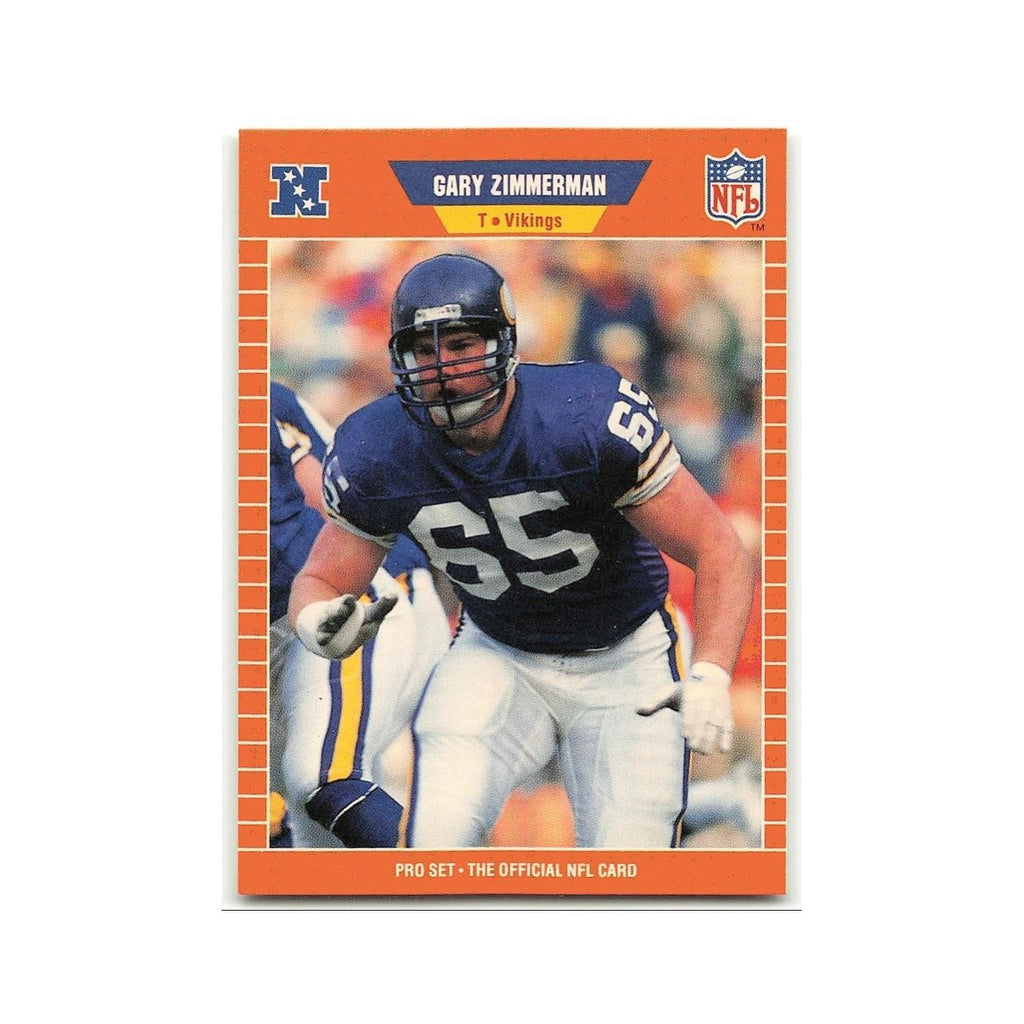 Gary Zimmerman 1989 Pro Set #242 Minnesota Vikings Football Card NM