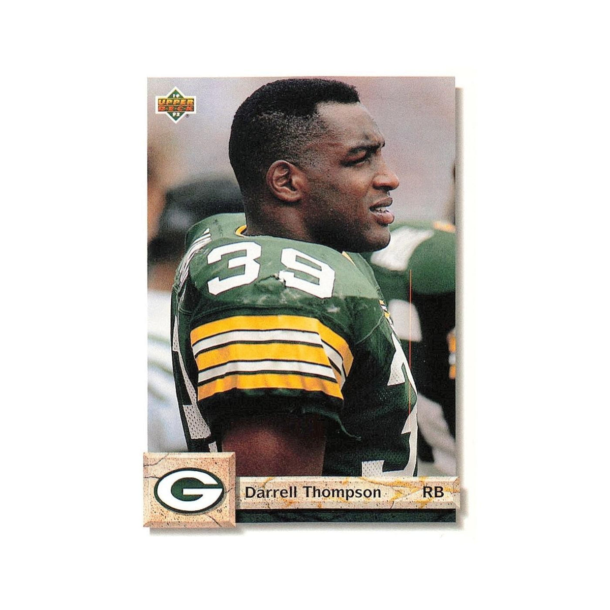 Darrell Thompson 1992 Upper Deck #297 Green Bay Packers Football Card NM