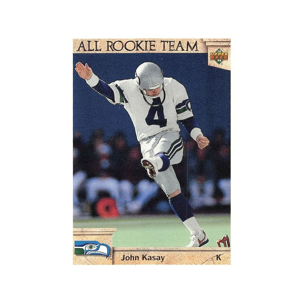 John Kasay 1992 Upper Deck #54 Seattle Seahawks Football Card NM