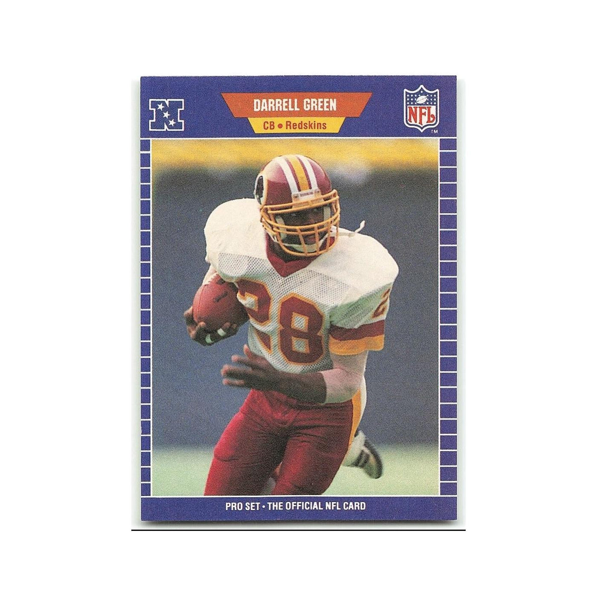 Darrell Green 1989 Pro Set #426 Washington Redskins Football Card NM
