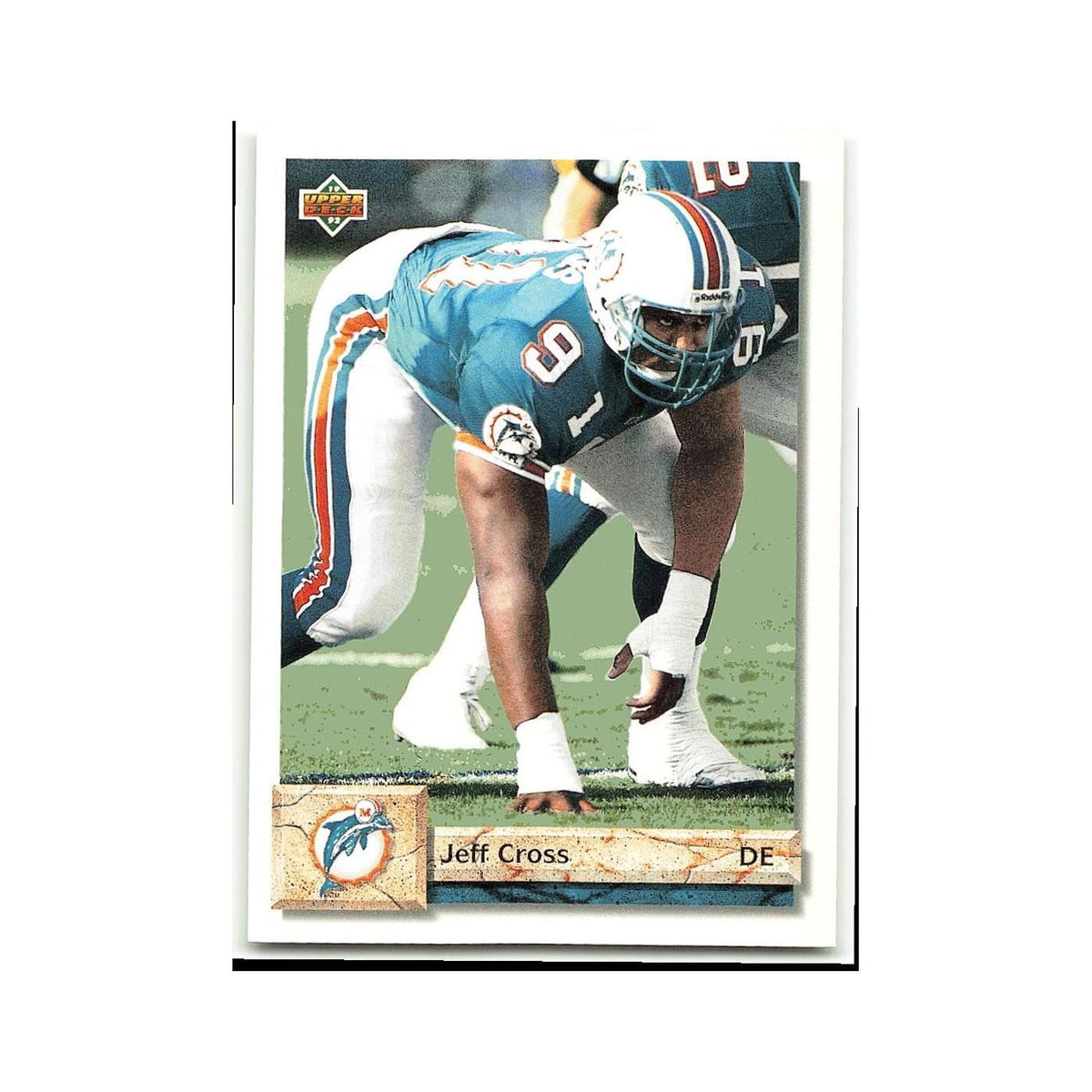 Jeff Cross 1992 Upper Deck #118 Miami Dolphins Football Card NM