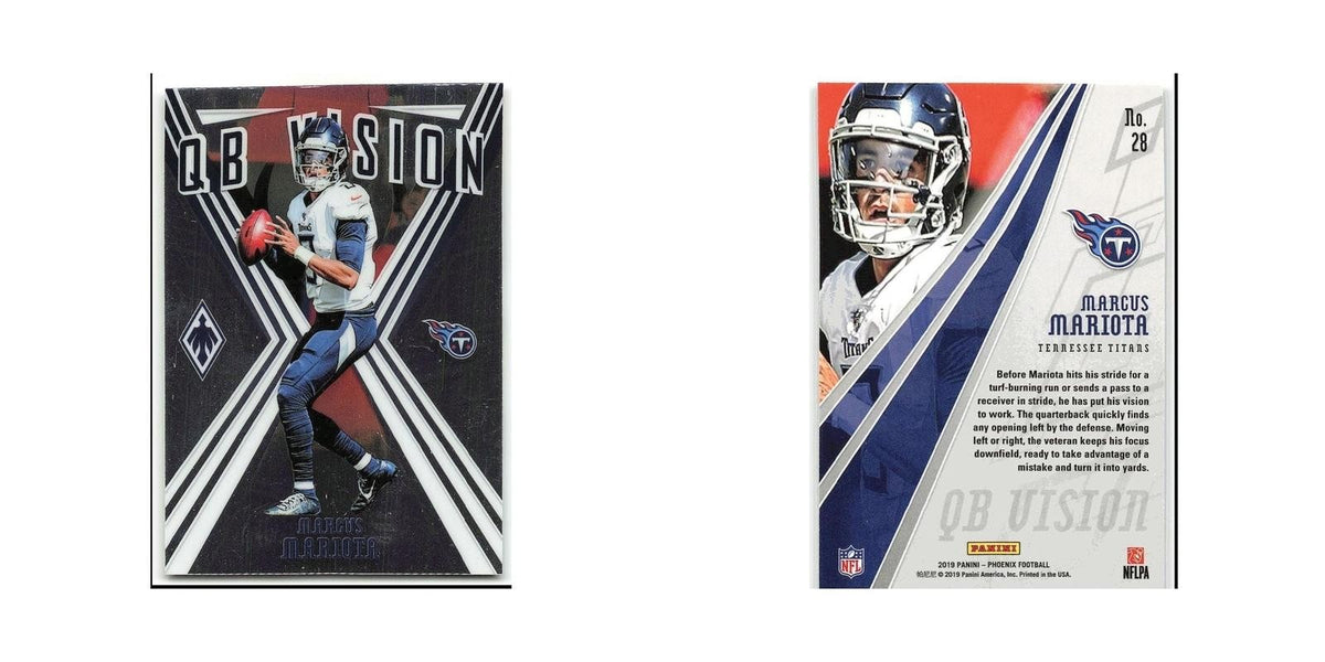 Marcus Mariota 2019 Panini Phoenix QB Vision #28 Tennessee Titans NM