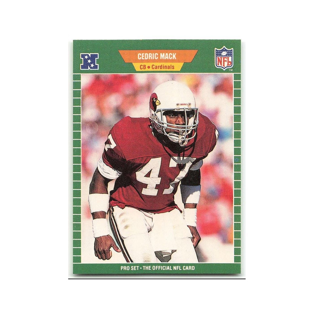 Cedric Mack 1989 Pro Set #332 Phoenix Cardinals Football Card NM