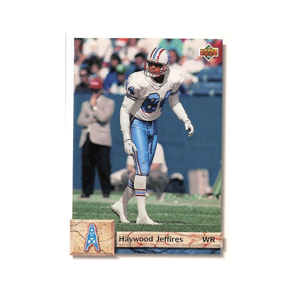 Haywood Jeffires 1992 Upper Deck #314 Houston Oilers Football Card NM