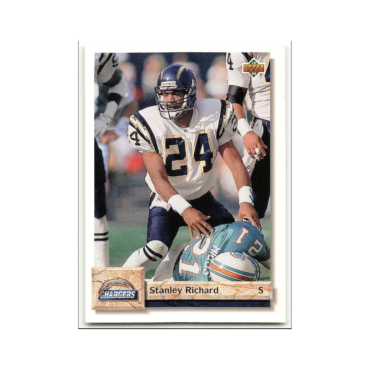 Stanley Richard 1992 Upper Deck #348 San Diego Chargers Football Card NM