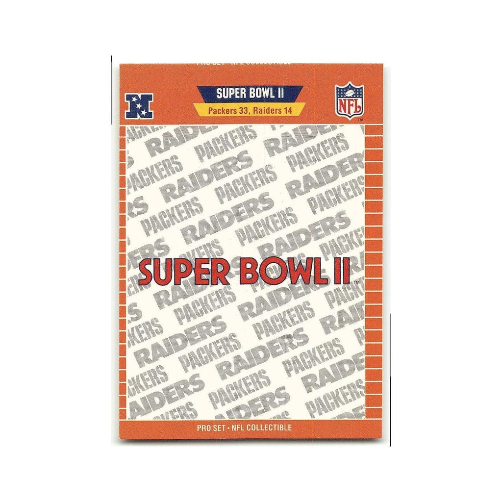 Super Bowl XIV 1989 Pro Set #14 Pittsburgh Steelers/Los Angeles Rams NM