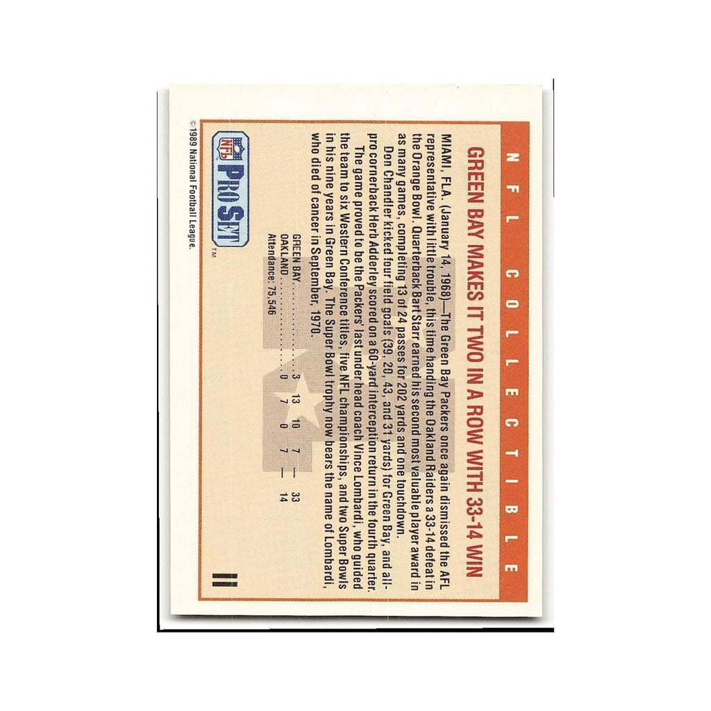 Super Bowl XIV 1989 Pro Set #14 Pittsburgh Steelers/Los Angeles Rams NM