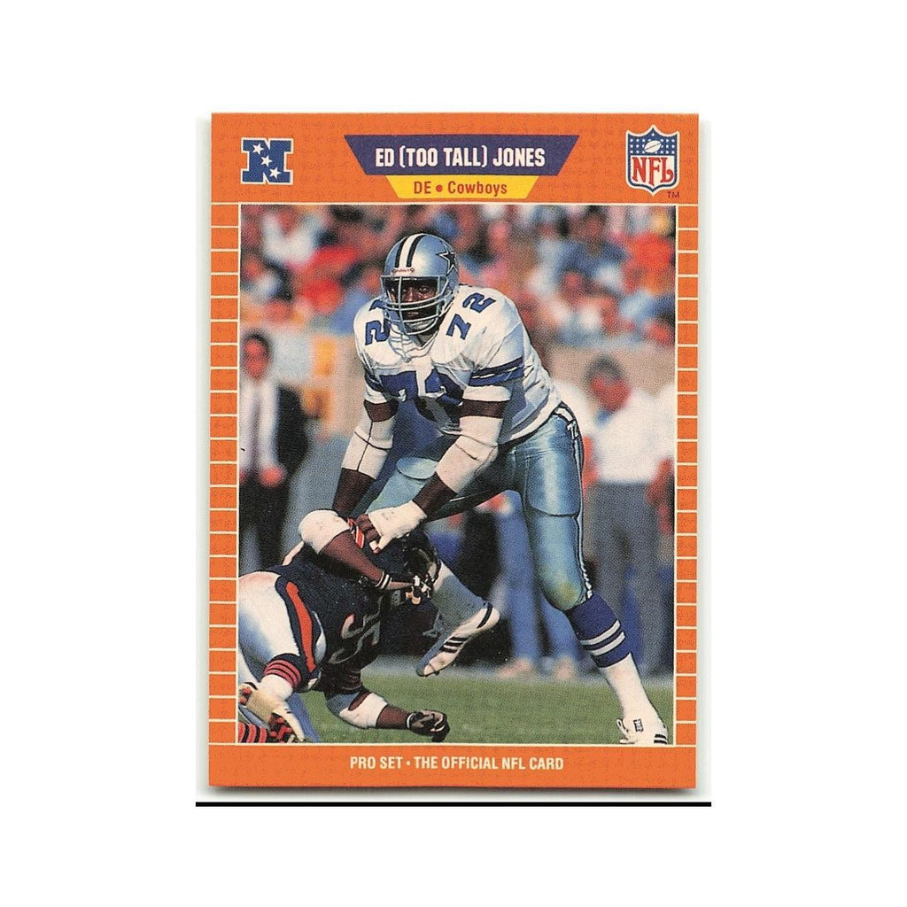 Ed Too Tall Jones 1989 Pro Set #91 Dallas Cowboys Football Card NM