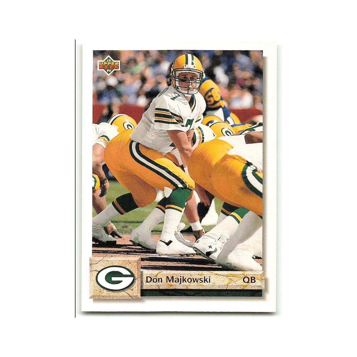 Don Majkowski 1992 Upper Deck #220 Green Bay Packers Football Card NM