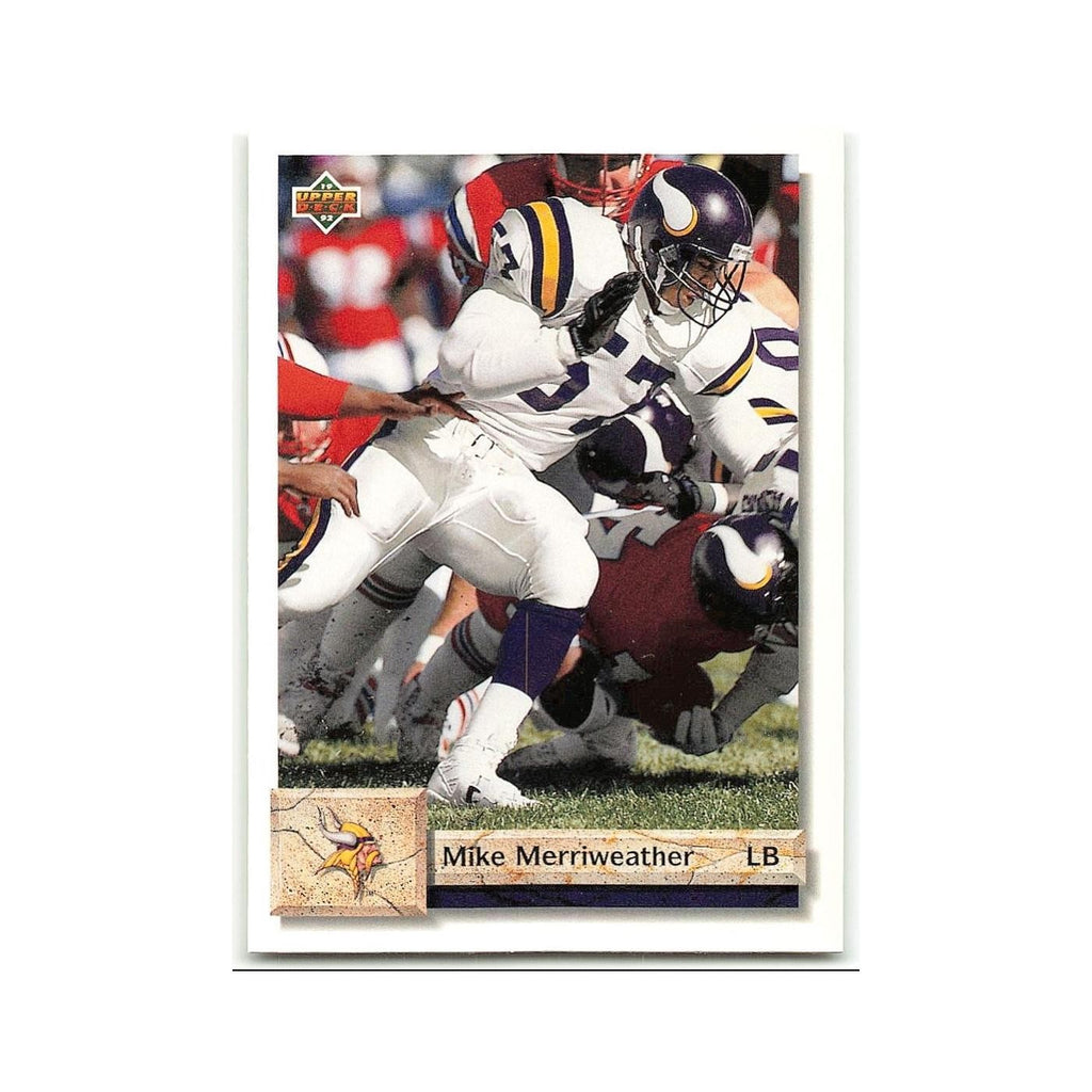 Mike Merriweather 1992 Upper Deck #175 Minnesota Vikings Football Card NM