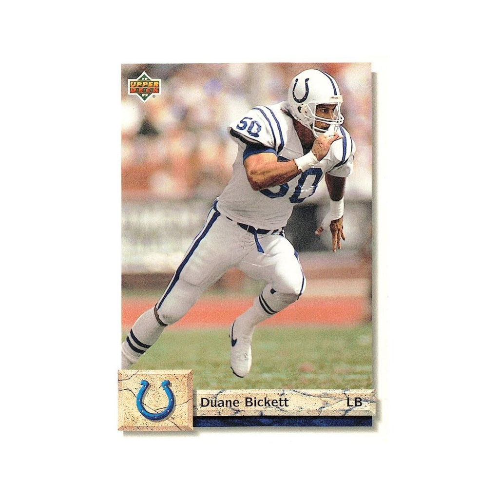 Duane Bickett 1992 Upper Deck #276 Indianapolis Colts Football Card NM