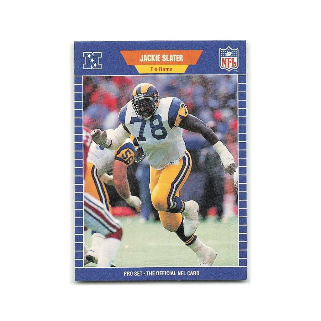Jackie Slater 1989 Pro Set #207 Los Angeles Rams Football Card NM