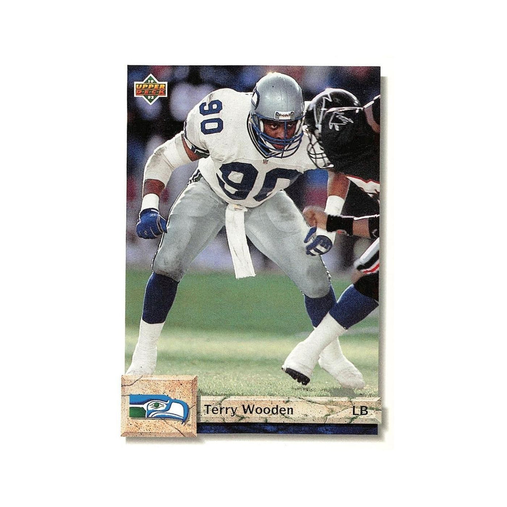 Terry Wooden 1992 Upper Deck #58 Seattle Seahawks Football Card NM