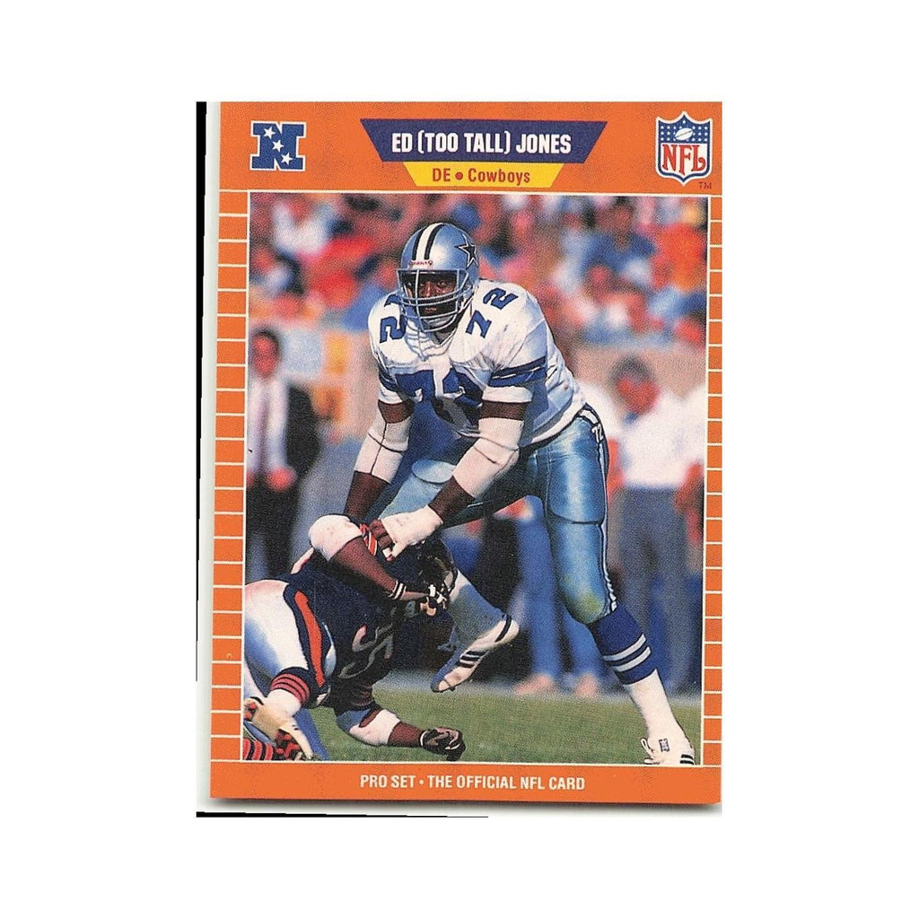 Ed Too Tall Jones 1989 Pro Set #91 Dallas Cowboys Football Card NM