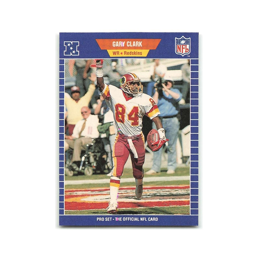 Gary Clark 1989 Pro Set #424 Washington Redskins Football Card NM