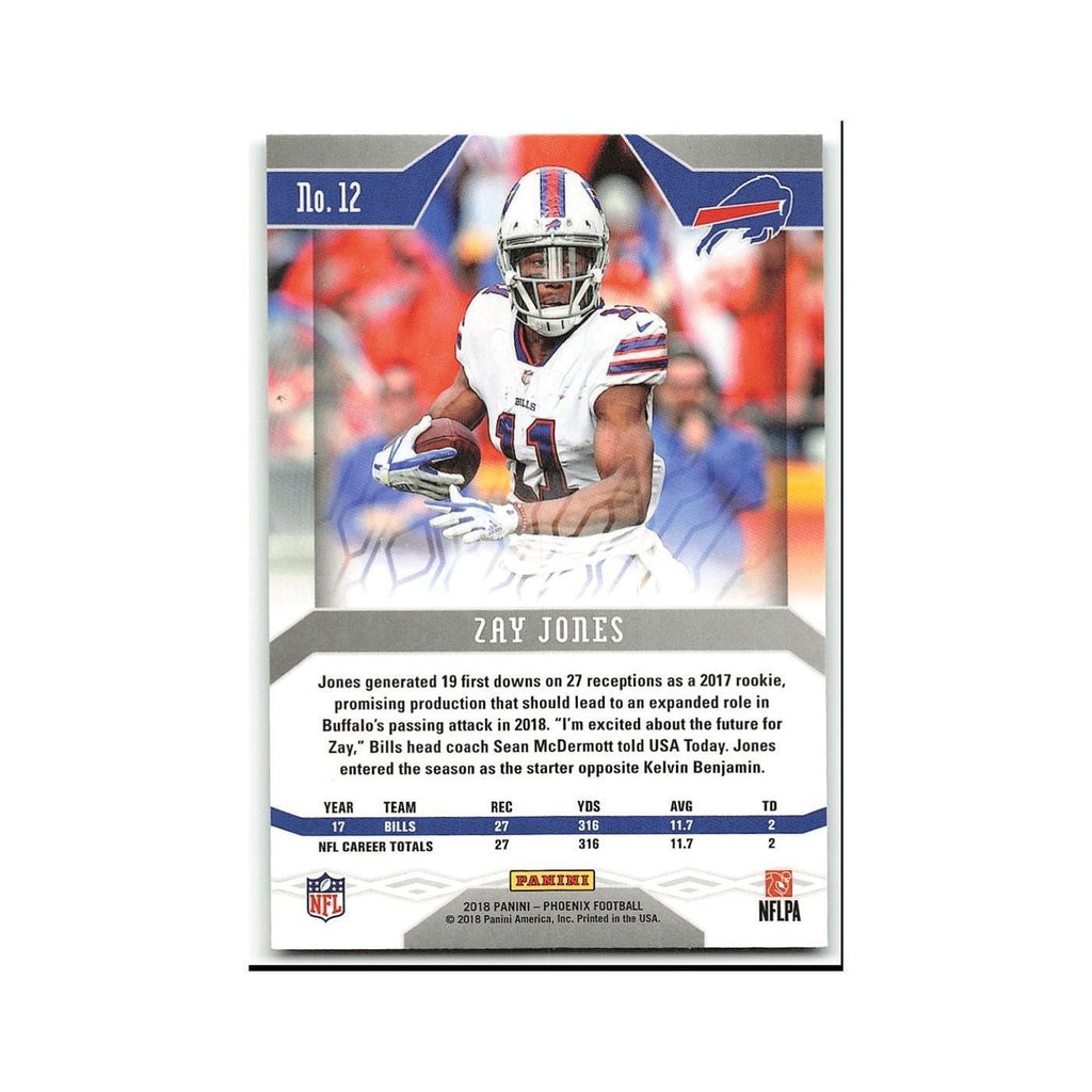 Zay Jones 2018 Panini Phoenix #12 Buffalo Bills Football Card NM