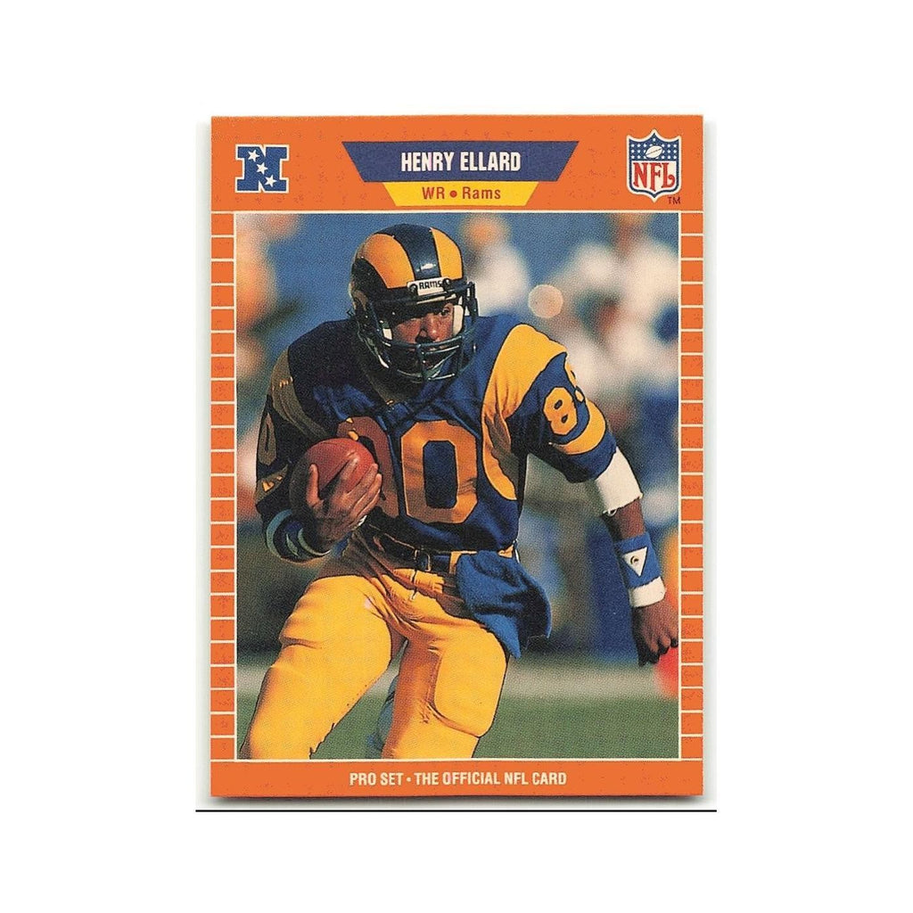 Henry Ellard 1989 Pro Set #198 Los Angeles Rams Football Card NM