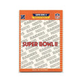 Super Bowl IX 1989 Pro Set #IX Pittsburgh Steelers/Minnesota Vikings NM