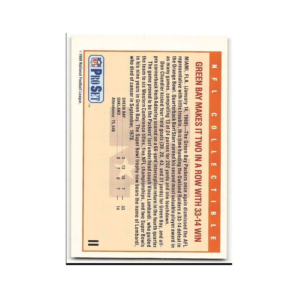 Super Bowl IX 1989 Pro Set #IX Pittsburgh Steelers/Minnesota Vikings NM