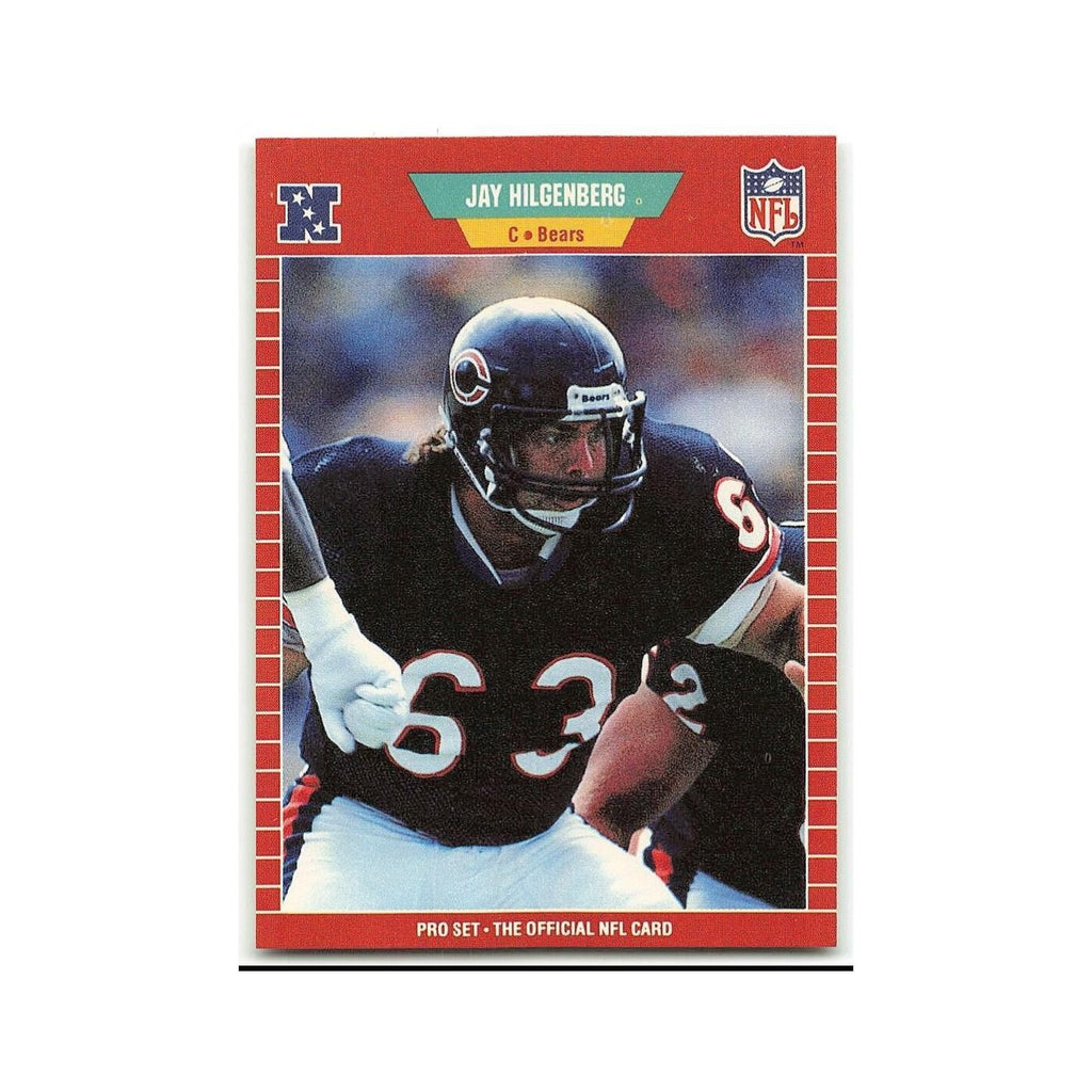 Jay Hilgenberg 1989 Pro Set #42 Chicago Bears Football Card NM