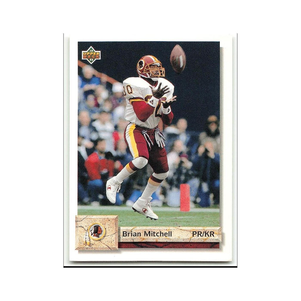 Brian Mitchell 1992 Upper Deck #290 Washington Redskins Football Card NM