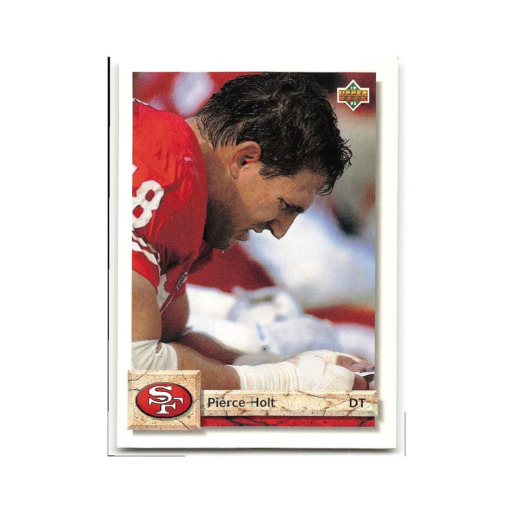 Pierce Holt 1992 Upper Deck #250 San Francisco 49ers Football Card NM