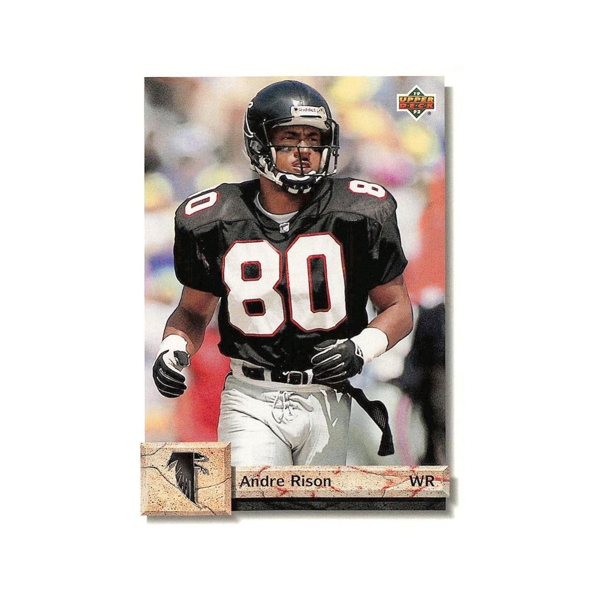 Andre Rison 1992 Upper Deck #156 Atlanta Falcons Football Card NM