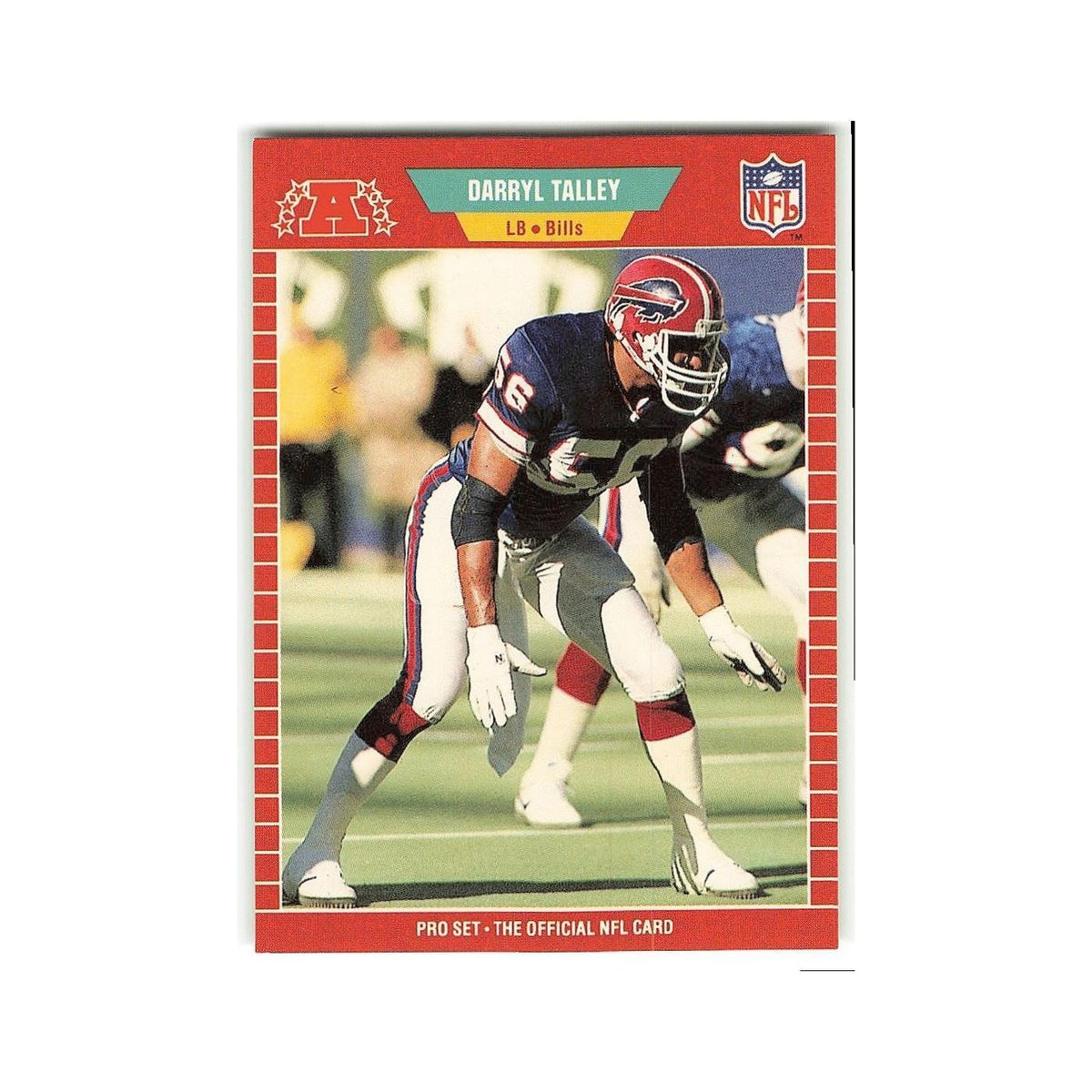 Darryl Talley 1989 Pro Set #31 Buffalo Bills Football Card NM