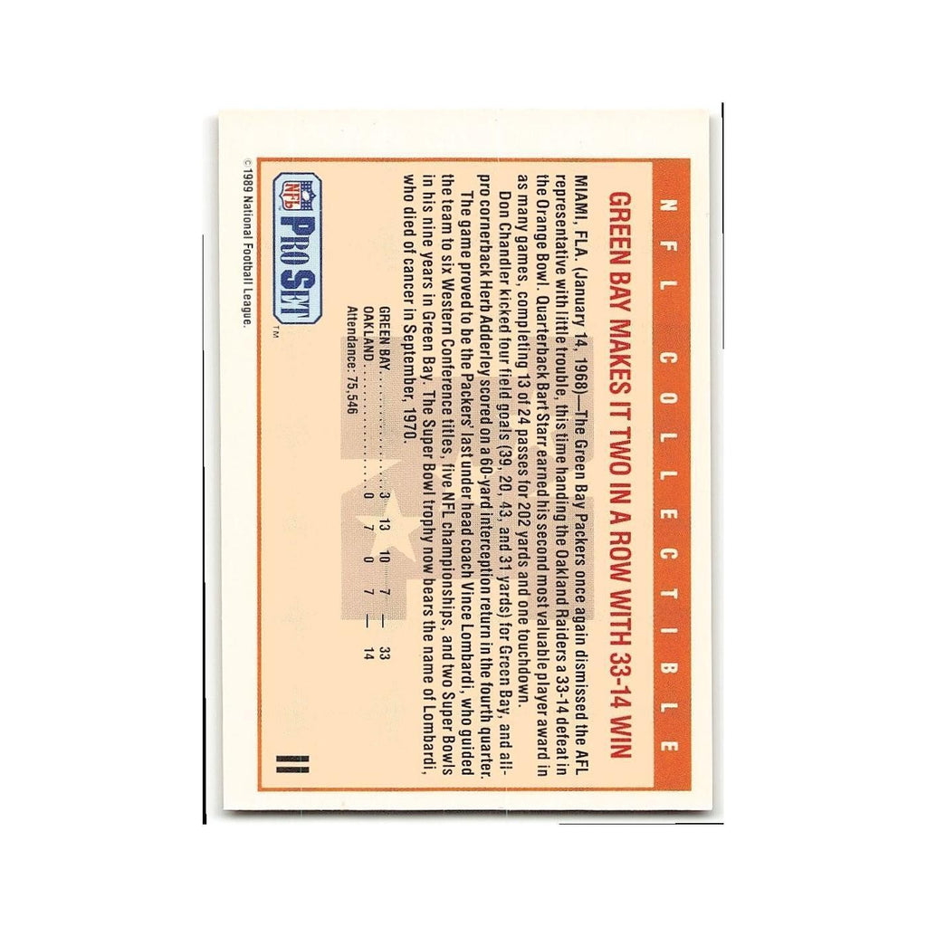 Super Bowl IX 1989 Pro Set #IX Pittsburgh Steelers/Minnesota Vikings NM