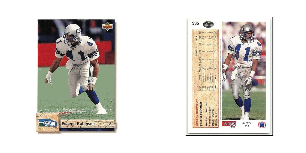 Eugene Robinson 1992 Upper Deck #335 Seattle Seahawks Football Card NM