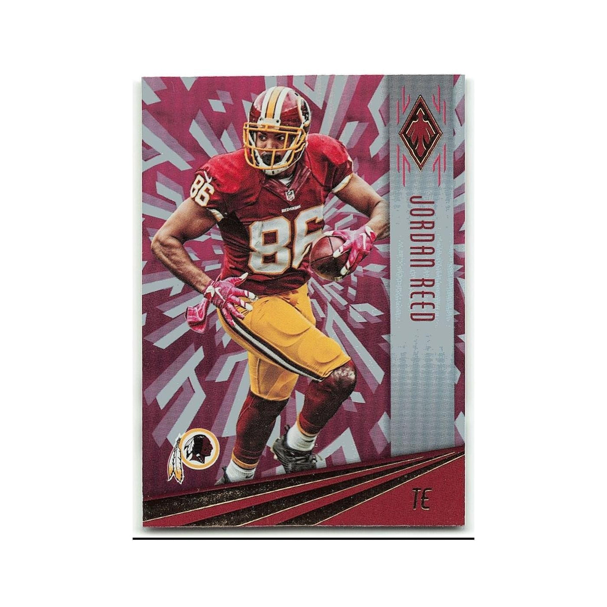 Jordan Reed 2016 Panini Phoenix Pink #100 Washington Redskins Football Card NM