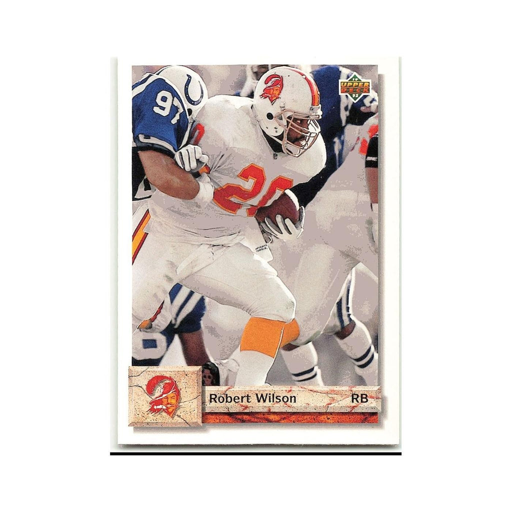 Robert Wilson 1992 Upper Deck #320 Tampa Bay Buccaneers Football Card NM