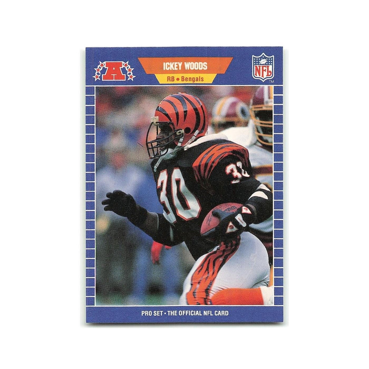 Ickey Woods Rookie 1989 Pro Set #70 Cincinnati Bengals Football Card NM