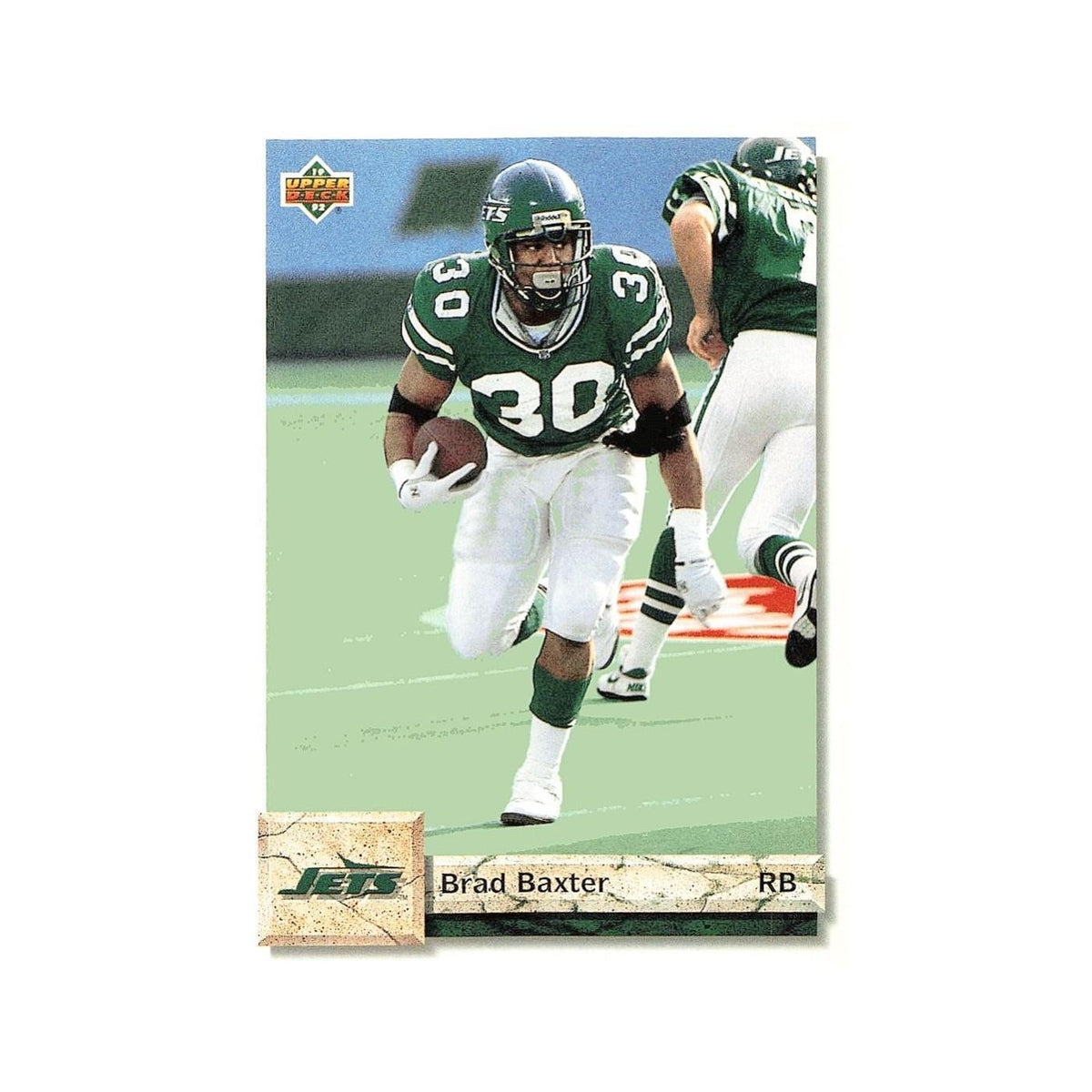 Brad Baxter 1992 Upper Deck #115 New York Jets Football Card NM