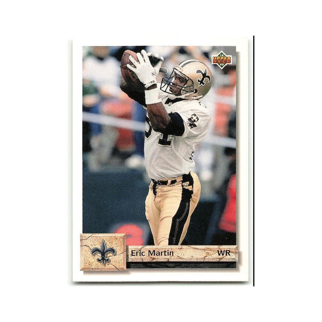 Eric Martin 1992 Upper Deck #322 New Orleans Saints Football Card NM
